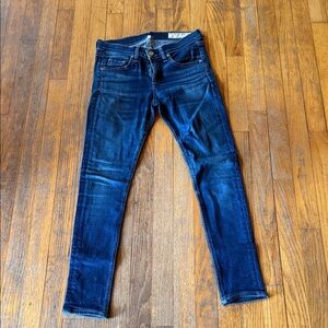 rag & bone Dark Blue Skinny Jeans